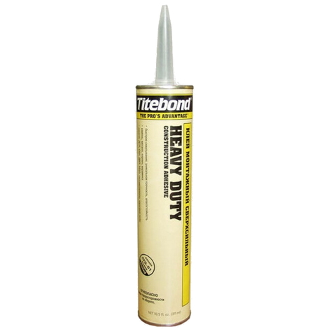 Titebond Heavy Duty клей монтажный сверхсильный, 296 мл (желтая туба)