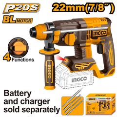 Аккумуляторный перфоратор BL 20В 2Дж без АКБ и ЗУ SUPER INGCO CRHLI21228 INDUSTRIAL