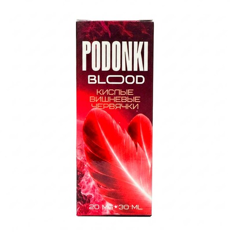 Жидкость PODONKI BLOOD Salt 2% HARD 30 ml - Кислые вишнёвые червячки