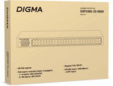 Коммутатор неуправляемый Digma DSP248G-2S-R800 V1