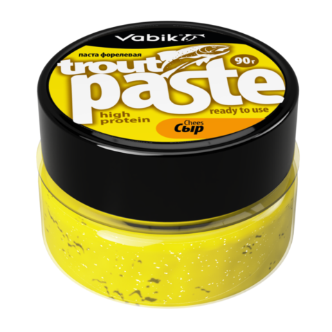 Приманка Vabik PASTE TROUT СЫР 90г /3шт в уп/ продажа от 3 шт.
