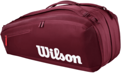 Сумка теннисная Wilson Defyer V1 9PK - Burgundy