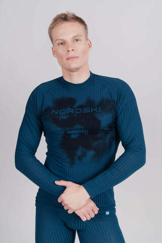 Мужской термолонгслив Nordski Light dark ocean