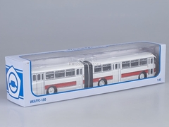 Ikarus-180 white-red Soviet Bus (SOVA) 1:43
