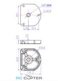 Адаптер Holybro 1/4"-20 UNC Adapter for H-RTK