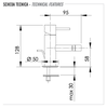 Remer X Style X20RP Смеситель для биде, цвет: медь