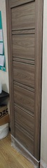 Межкомнатная дверь экошпон VFD (ВФД) Atum Pro 26 Brun Oak стекло Black Gloss
