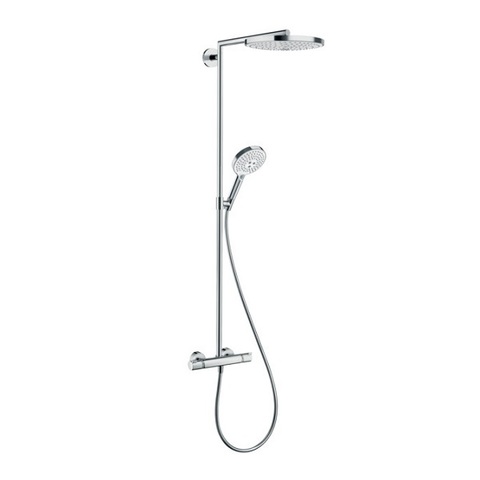 Hansgrohe Raindance Select S 27129400 Душевая система внешнего монтажа с термостатом 107,5 см с верхней лейкой 24х24 см 2 режима