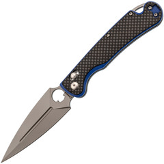 Фото Складной нож Daggerr Arrow x-lock CF BB, сталь VG-10, рукоять карбон + G10 сине-черная