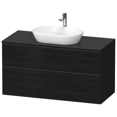 Duravit D-Neo DE496901616 Тумбочка подвесная , 644x1200x550 мм, 2 ящика, цвет: Black Oak фото