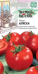 Семена Томат Аляска, высота 60 см, масса 90 гр, цв 0,05 гр