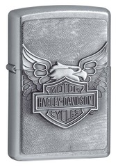 Фото Зажигалка ZIPPO Harley-Davidson®, покрытие Street Chrome™