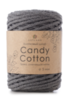 Плетёный шнур Candy cotton 5 мм, 500 гр, 100% х/б, 100 м, серый