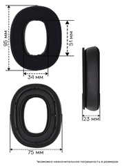 Амбушюры для наушников Marshall Monitor 2 (Охлаждающий гель)