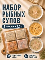Набор домашних рыбных супов / 9 шт