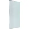 BelBagno UNO-L-1-TB-90-FL-Cr Душевая перегородка универсальная с односторонним входом, стекло рифлёное, профиль хром, 900x2000 мм