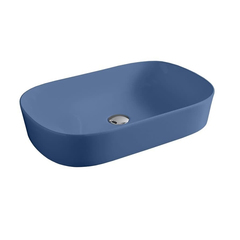 ArtCeram Ghost GHL002 16 00 BLU ZAFFIRO*0 АКЦИЯ Раковина накладная, 65x42, цвет: синий фото