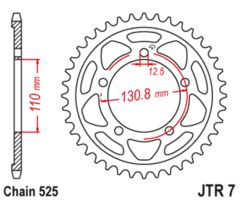Звезда ведомая JTR7 45
