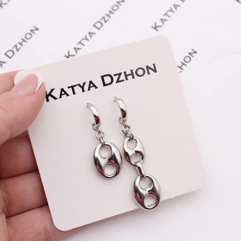 Серьги Katya Dzhon асимметрия