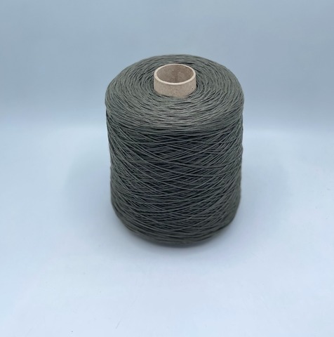 Бобинная пряжа (пр.Италия), art.Cotone, 350м/100 гр. 100%Хлопок, цвет-Темный хаки , арт.34731