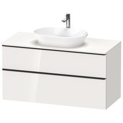 Duravit D-Neo DE496902222 Тумбочка подвесная , 644x1200x550 мм, 2 ящика, цвет: белый высокоглянцевый фото