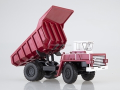 BELAZ-540 Dumper exhibition red-white 1:43 Dealer models BELAZ