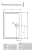 Radaway Doros SDRD1210-01 Душевой поддон 120x100 см