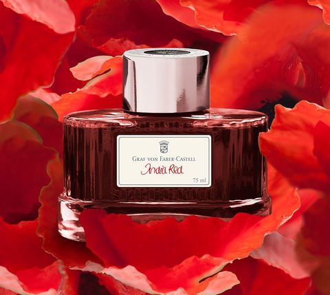Флакон с чернилами Graf von Faber-Castell India Red 75 ml (141019)