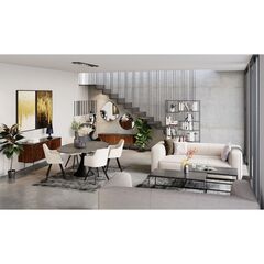 Диван трехместный Cubetto 3-Seater Cream 220 см
