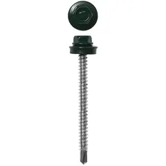 ЗУБР СКД 6005, 65 х 4.8 мм, зелёный насыщ., 900 шт (7,5 кг.), кровельный саморез (4-300310-48-065-6005)