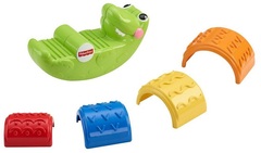 Fisher Price Пирамидка Крокодил Складывай и качай (CDC48)