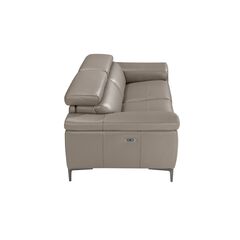 3-х местный диван 5320-3P-M5655 / 6122 с кожаной обивкой и механизмом релаксации