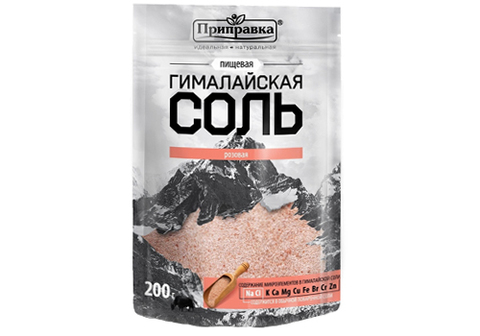 Гималайская розовая соль, 200г