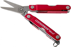 Мини-мультитул Leatherman Micra Red, 10 функций, цвет красный (64330181N) | купить в официальном интернет-магазине Multitool-Leatherman.Ru