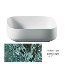 ArtCeram Cognac COL008 50 00 Раковина накладная, 55x35, цвет: green issogne фото