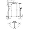 Hansgrohe Raindance Select S 27129400 Душевая система внешнего монтажа с термостатом 107,5 см с верхней лейкой 24х24 см 2 режима