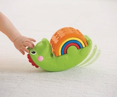 Fisher Price Пирамидка Крокодил Складывай и качай (CDC48)