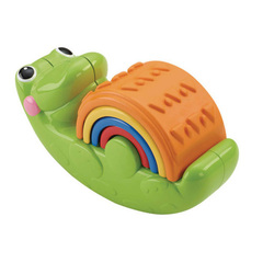 Fisher Price Пирамидка Крокодил Складывай и качай (CDC48)