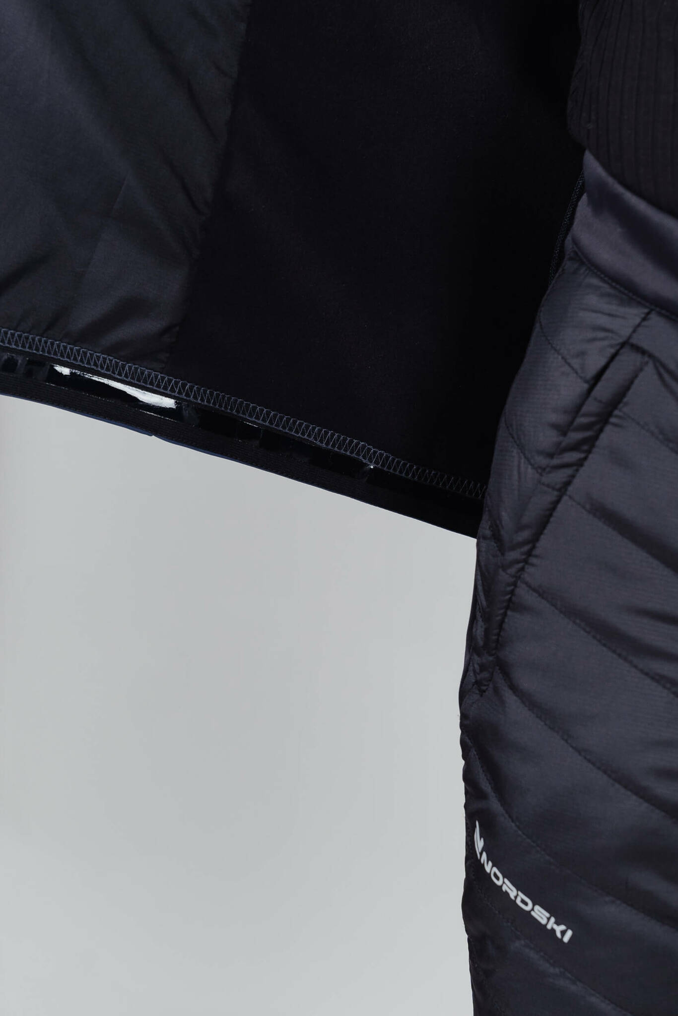 Мужская куртка для лыж и бега зимой Nordski Hybrid Pro blue-black - 7