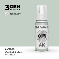 Акриловая краска AK Interactive Duck Egg Blue FS 35622 3GEN AIR, 18мл