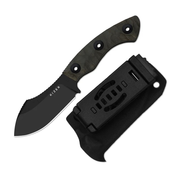 Туристический нож Kizer Rook, сталь CPM-10V, рукоять Richlite