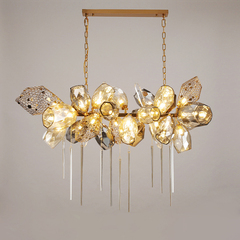 Люстра 8898P/BL gold/smoky