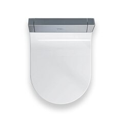 Duravit SensoWash Slim 610001000000000 Сиденье для унитаза с функцией биде, с крышкой, ширина, мм-370, длина, мм-515, высота, мм-115, подключение-скрытое, оснащение-ПДУ, управление функциями крышки и сиденья с помощью электричества, душ для фото