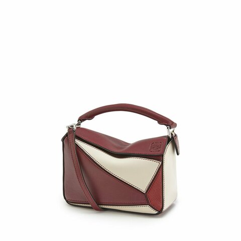 Сумка Loewe Puzzle Mini Bag Wine/garnet