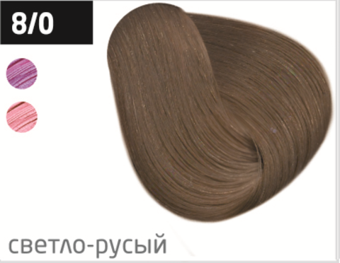 OLLIN silk touch 8/0 светло-русый 60мл безаммиачный стойкий краситель для волос