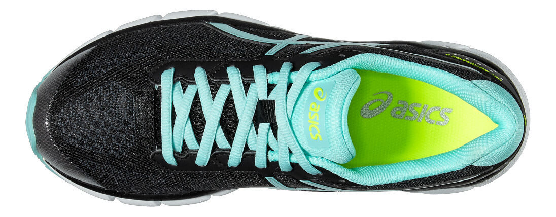 Asics Gel Impression 9 кроссовки беговые женские черные-голубые - 4