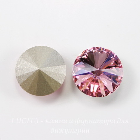 1122 Rivoli Ювелирные стразы Сваровски Light Rose (14 мм)