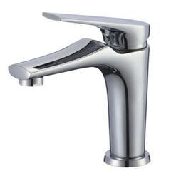 Смеситель для раковины, РМС, корот изл, с картриджем, хром, SL122-001F