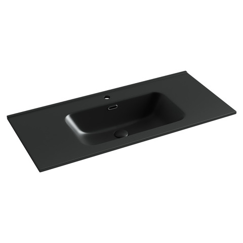Ceramica Nova Element CN7003MB Раковина накладная прямоугольная, 101x46.5, цвет: чёрный