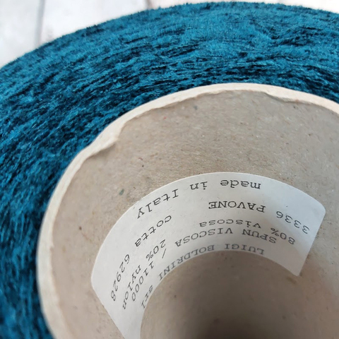 Вискозный велюр LUIGI BOLDRINI / Spun Viscosa 1100 петроль
